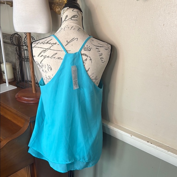 Women's Turquoise Spaghetti Strap High n Low Top NWT‼️FINAL SALE - Picture 3 of 3